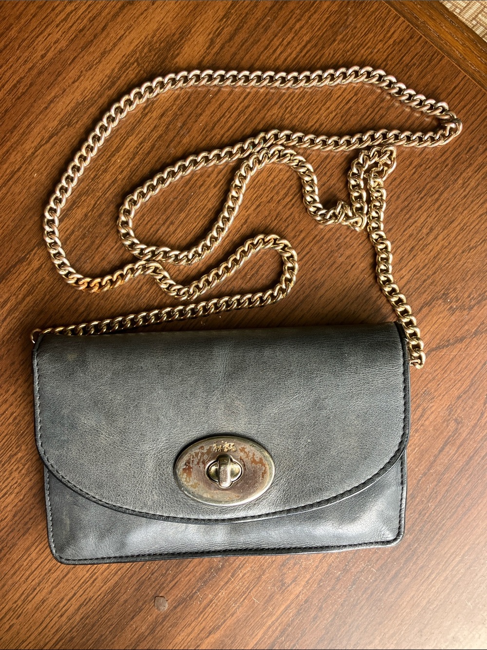 Vintage Coach Mini Crossbody Bag